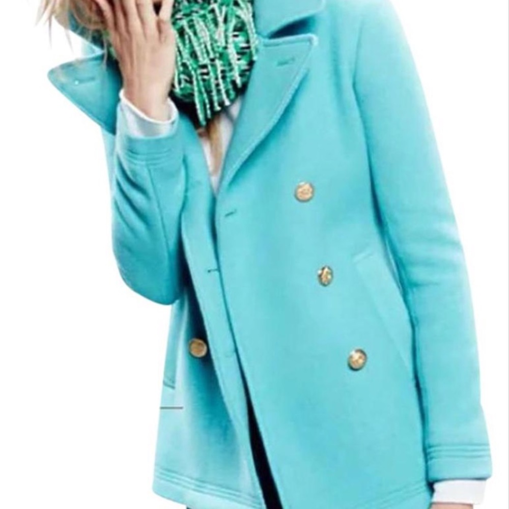Turquoise Peacoat